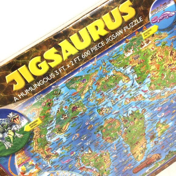Dinosaurs of the world 600 Pc Puzzle NWT - Picture 3 of 10